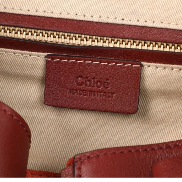 Chloé Owen Flap Bag Red Leather "Hard to find Color" ❤️ - Picture 5 of 8
